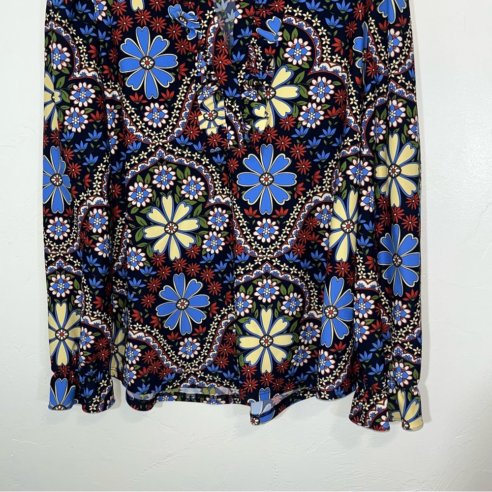 Jude Connally Tunic Top Floral Size L - Picture 6 of 10